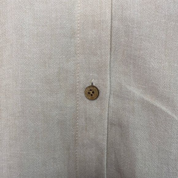 J JILL PURE JILL woman's size small S linen blend button long sleeve tunic top - Picture 8 of 10